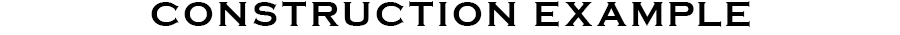 CONSTRUCTION EXAMPLE（施工事例）